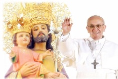 Papa Francisco, São José e o Menino Jesus