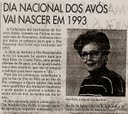 Entrevista em jornal de dezembro de 1992