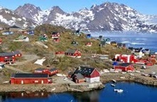 Vista da Groenlândia