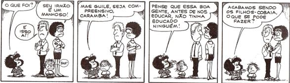 tirinha Mafalda (Quino)