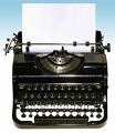 foto de máquina de escrever