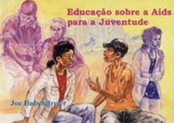 Capa e link do livro Educação sobre a Aids para a Juventude